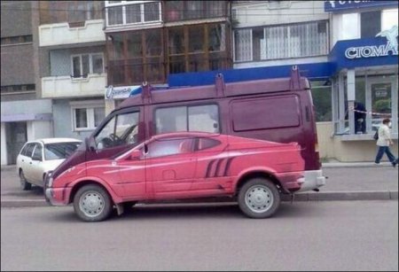  Смешные автомобили (43 фото)