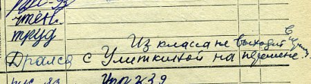 Вспоминая школьный дневник