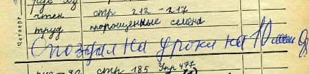 Вспоминая школьный дневник