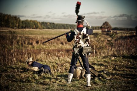Реконструкция сражения 1812 года под Волхной