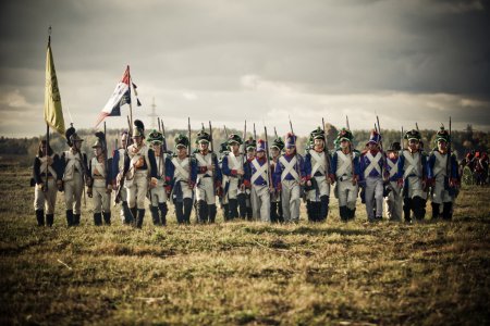 Реконструкция сражения 1812 года под Волхной